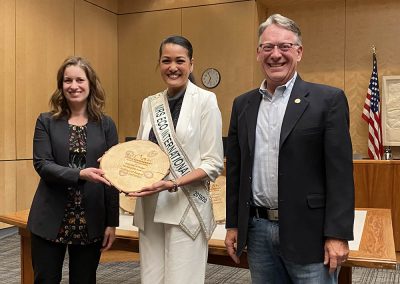 Shiela DeForest receives her Sustainability Award