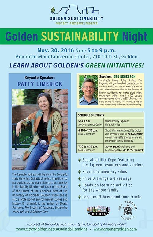 Golden Sustainability Night November 30, 2016